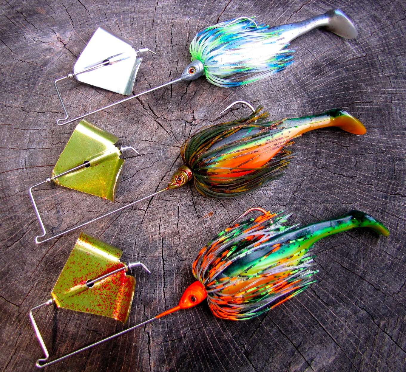 colorful buzzbaits