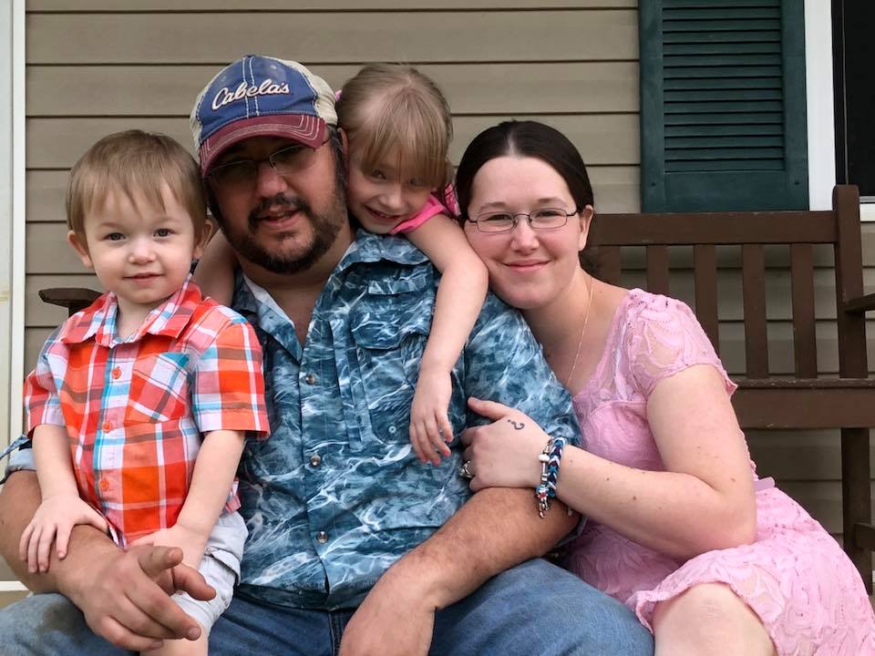 an image of bo merckle founder of samsson lures and his family