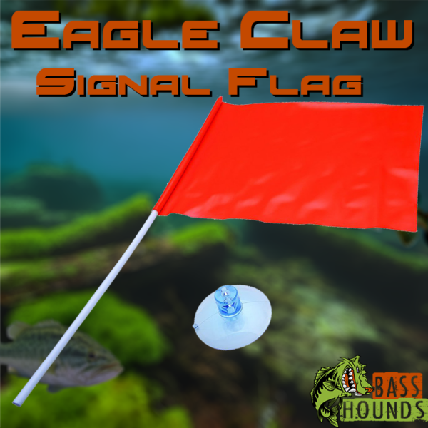 Eagle Claw Water skiing Signal Flag Bright Orange Color