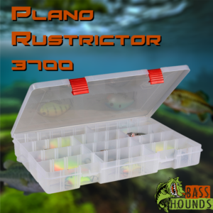 Plano Rustrictor 3700 clear tackle storage box