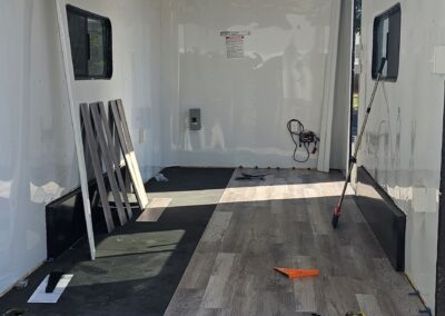 Bass Hounds Shop Flooring Install 2