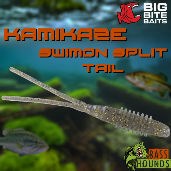 Big Bites Baits Kamikaze Split Tail