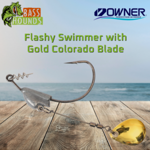 Owner Flashy Swimmer with Gold Colorado Blade