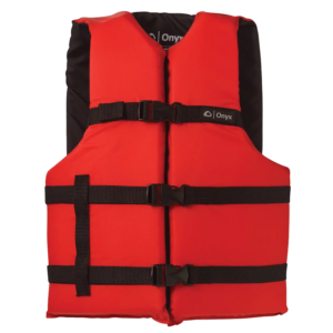 Onyx Absolute Outdoor General Purpose Vest, Type III, Red.